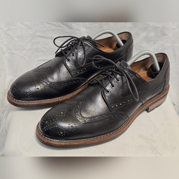 Johnston & Murphy Mens 27-1721 Fullerton Wing Tip Calfskin Shoes Size 9 M main image 9